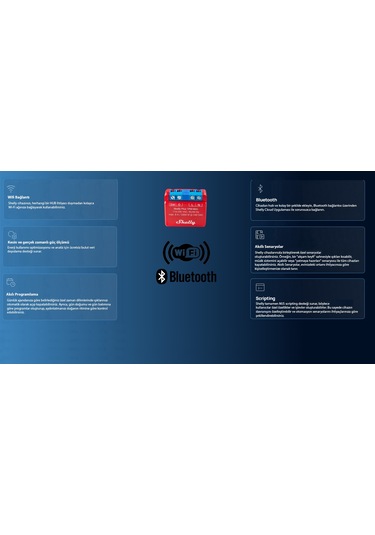 Shelly Plus 1pm Mini Gen3 1kanallı Wifi Enerji Ölçer Akıllı Röle
