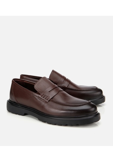 Hotiç Erkek Deri Kahverengi Yumuşak Dokulu Klasik Loafer 02ayh311980a480 02ayh311980a480 Kahverengi