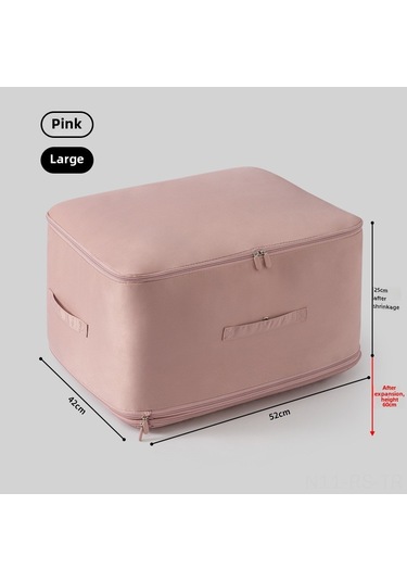 Reedark Küçük Odalar İçin Uyumlu, Kıyafet Ve Yorgan Saklama Çantası - Uzun Ömürlü, Ekonomik, Yeşil Teknoloji Pembe Büyük Boy Fıstık Unu Büyük
