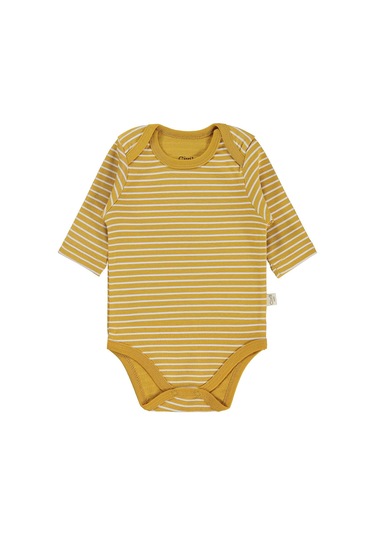 Civil Baby Aslan Empirmeli 3 Lü 0-36 Ay Çıtçıtlı Badi - Hardal