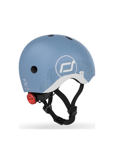 Scoot And Ride Helmet Reflective Bebek Kaskı Xxs-s Petrol Mavisi 181206-96495