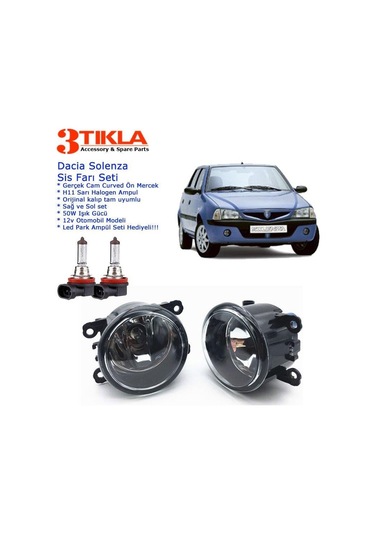Dacia Solenza Sis Farı Set Oem: 8200074008