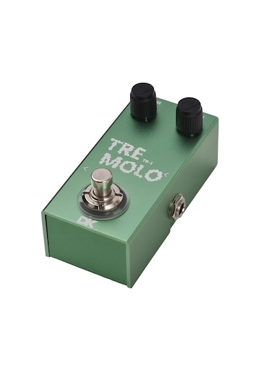 Xindoker Gitar Triller Efekti Pedalı - Metal Kasa, 6.35mm Giriş/çıkış, Hız Ve Derinlik Kontrolü, Led Gösterge