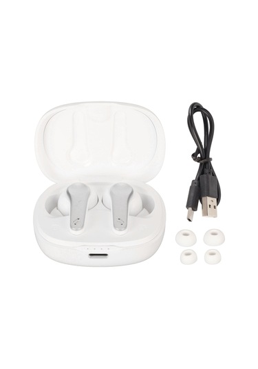 Bluetooth Kulaklık Ipx5 Su Geçirmez Stereo Dokunmatik Kontrol Hafif Kablosuz Oyun Kulaklığı Oyun Spor Beyaz