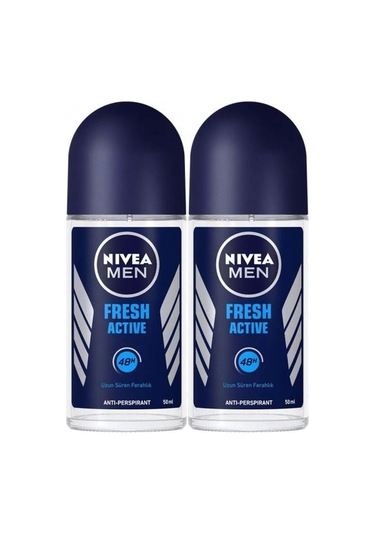 Nivea Men Fresh Active Erkek Roll-On Deodorant 2 x 50 ML