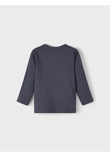 Name It Bisiklet Yaka Baskılı Antrasit Erkek Çocuk Sweatshirt 13221181 001