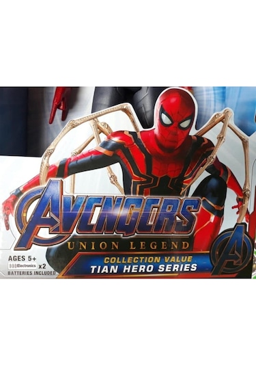 Spıderman Oyuncak Ahtapot Kollu 29cm Örümcek Adam Sesli Işıklı