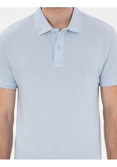 Pierre Cardin Erkek Açık Mavi Tişört Basic 50302561-vr003 Açik Mavi
