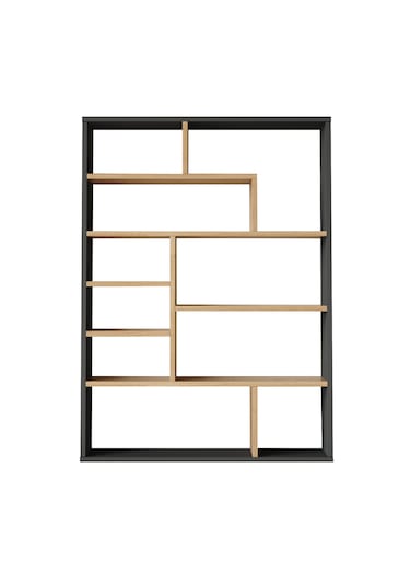 Robin Home Felix Kitaplık 124cm Sepet-antrasit