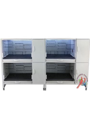 İstanbul Kafes Model 4Dy Pvc Kuş Dolabı