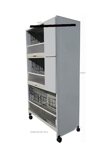 İstanbul Kafes Model 3Ys Pvc Kuş Dolabı