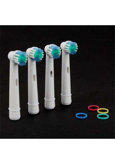 Tüm Şarjlı Diş Fırçaları ile Uyumlu 4'lü Yedek Başlık