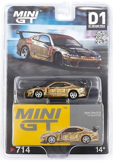 Mini Gt 714 1/64 Nissan Silvia S15 Top Secret D1gp - Blister Paket