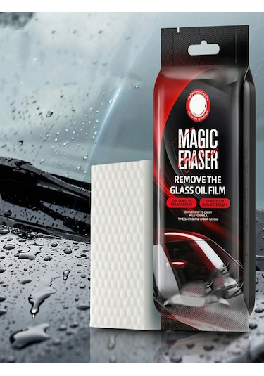 Magic Eraser Araç Cam Yağ Filmi Temizleme Süngeri 1 Adet