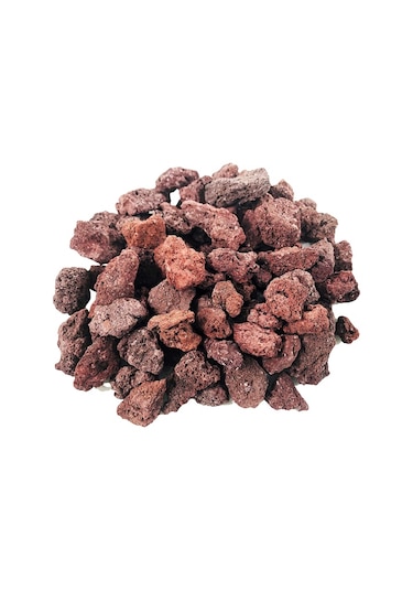 Tarım Pomzası 25 KG 8-16 MM Kırmızı Pomza Cüruf Lav Taşı Kırmızı Ponza Volkanik Cüruf