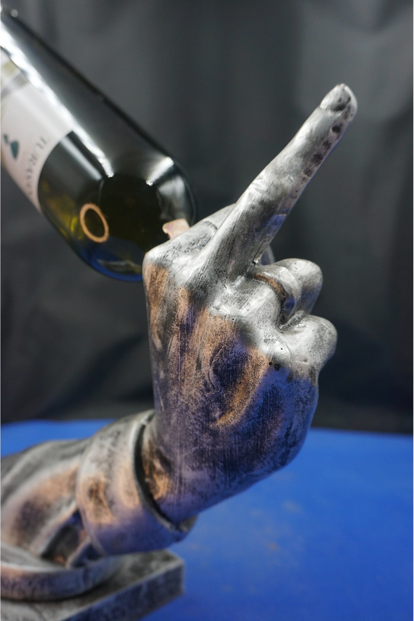 Özel Tasarım Şaraplık Yağdanlık Nh. Biblo Heykel Ev Dekorasyon Hediyelik Aksesuar 27 Cm