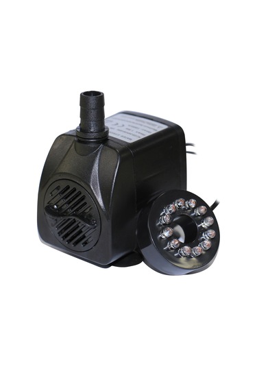 Vkemall 15w Akvaryum/sadaka Su Pompası Led Işık, 1000l/h, Ip68 Su Geçirmez, 220-240v Avrupa Standartı