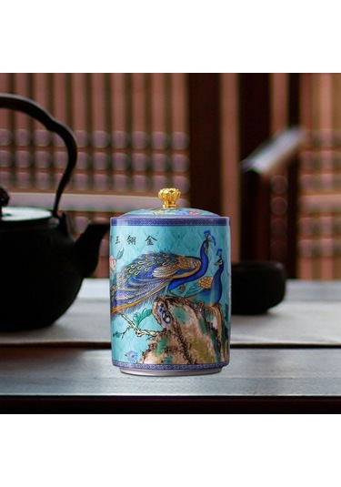 Suntek Çay Saklama Kabı Şeker Kahve Gevşek Çay Açık Mavi