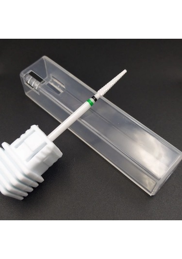 Hytoos Seramik Tırnak Matkap Ucu 3/32 "döner Tırnak Eti Temiz Çapak Uçları Manikür Elektrikli Matkap Aksesuarı Tırnak Güzellik Araçları-l358t