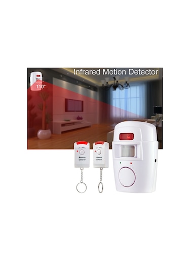 Sones Kablosuz Uzaktan Kumanda Kablosuz Ev Güvenlik Pır Uyarısı Kızılötesi Sensör Alarm Sistemi Hırsızlık Önleme Hareket Dedektörü Alarmı 105db Siren