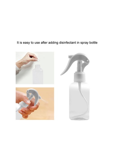 Padalink 100ml Taşınabilir Pet Pp Sprey Flaske - Transparan Vücut, Gri Sprey Başlığı, Su Geçirmez Ve Dayanıklı Diğer