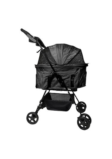 Zampa Norris Kedi & Köpek Arabası Siyah 46x83x105 Cm