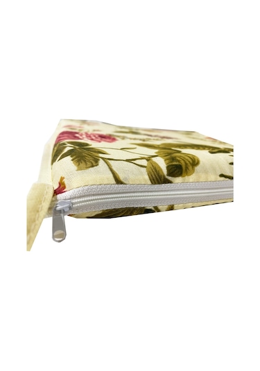 Sandalye Minderi Eko Fermuarlı Süngerli-2 Adet(Ingiliz Gülü) (525116226)