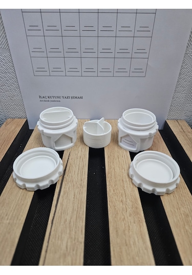 Portatif İlaç Kutusu Beyaz