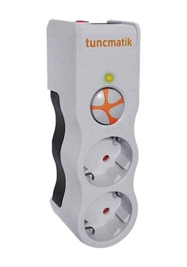 Tunçmatik Powersurge TSK5080 525J 2'li Akım Korumalı Priz Beyaz
