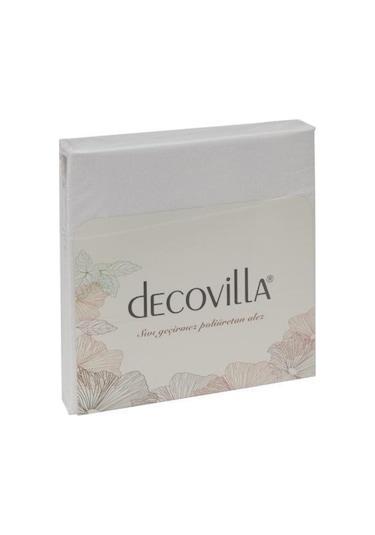 Decovilla 11 Ebat Micro Fitted Sıvı Geçirmez Alez Beyaz