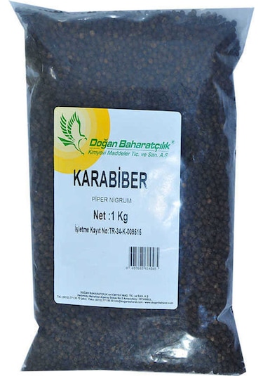 Karabiber Doğal Tane 1000 Gr Paket