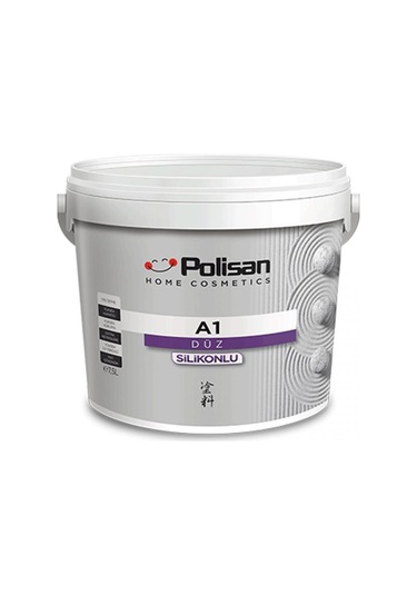 Polisan Natura A1 Silikonlu Düz Beyaz 15 Lt