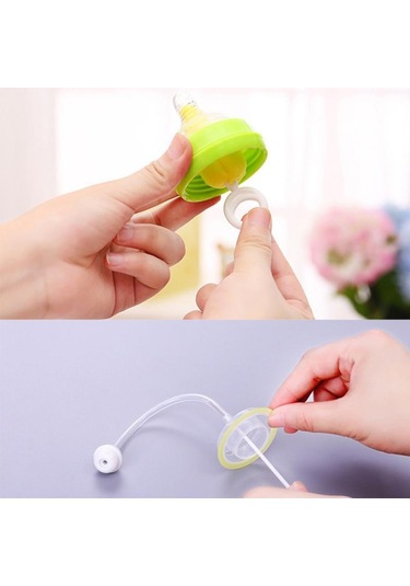 Pembe 7 Adet Biberon Temizleme Fırçası Sünger Bardak Fırçası Süt Ağız Fırçası Saman Fırçası Bardak Temizlik Malzemeleri