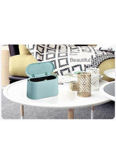 Pazly Suntek Şık Mavi Masa Küçük Kovası İçin Çöp Banyo Açık-mavi Açık , Fm Açık Mavi