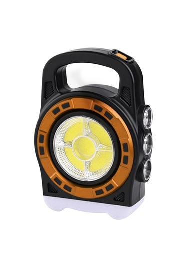 Soulader Taşınabilir Şarj Edilebilir Solar Led Lamba, Usb İle Şarj, Kamp Ve Acil Durum Aydınlatması İçin Pratik Çözüm Siyah