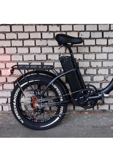 Elektrikli Bisiklet Speedhunters + Şerit Lastik Yazısı Stickeri