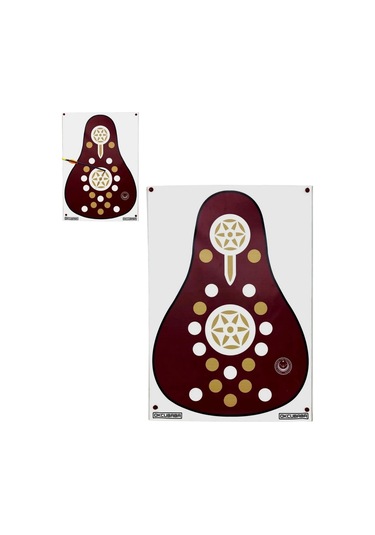 Okcubaba Vinil Geleneksel Okçuluk Hedef Yüzü 80x115 Cm Koyu Kahve