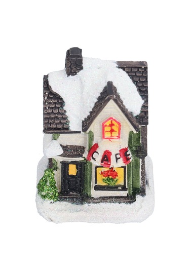 Yaozixa Kuruşluk Taşından Led Isınma Ev Modeli, Noel Hediyesi, Masaüstü Dekorasyon, Dahili Pil İle Sıcak Işık