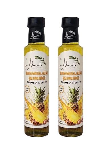 Alaçatı Naturel Bromelain Şurubu 250 Ml X 2 Adet