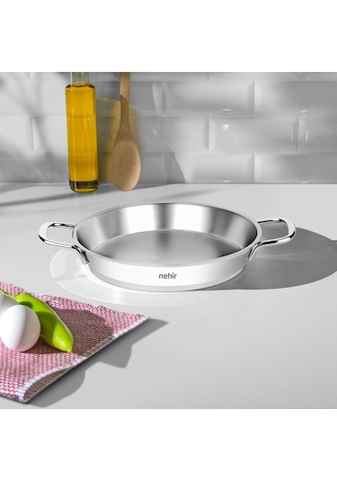 Nehir Silver Çelik İtalyan Omlet Sahan 20 cm Kapaksız