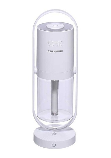 Novahub Ks Portatif Nemlendirici Ve Hava Filtresi, 360 Led Proje Lambası, Şarjlı, Beyaz