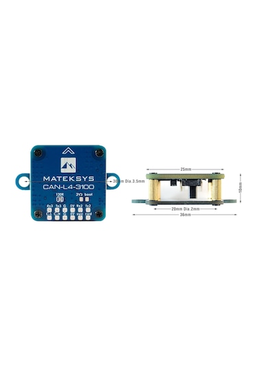 Matek Systems Ap Periph Can Magnetometer Rm3100