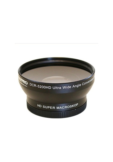 Raypro DCR-5200HD 52 MM 0.45x Ultra Geniş Açı + Makro Filtre Lens