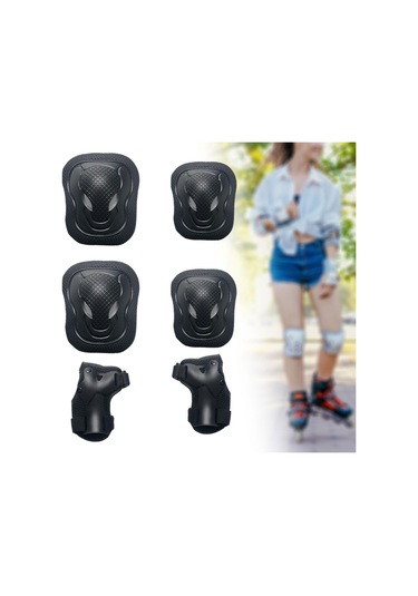 Suntek Koruyucu Dişli Seti Bisiklet Rahat Taşınabilir Dış El Siyah