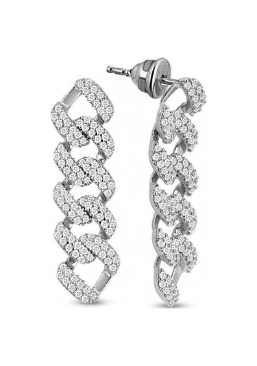 Choice Gurmet Gümüş Küpe  Rodyum