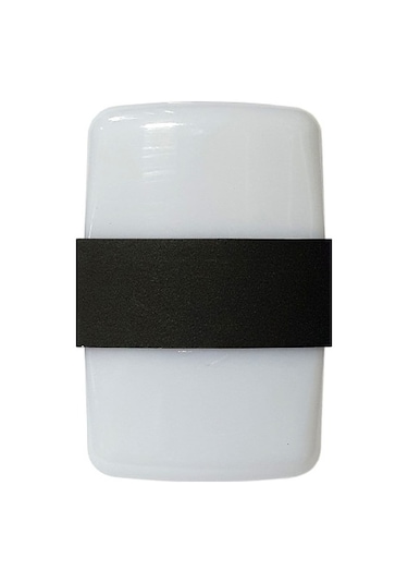 Ack Ah07-07701 12W Dekoratif Led Aplik Siyah Kasa Ip54 3000K Günı Siyah