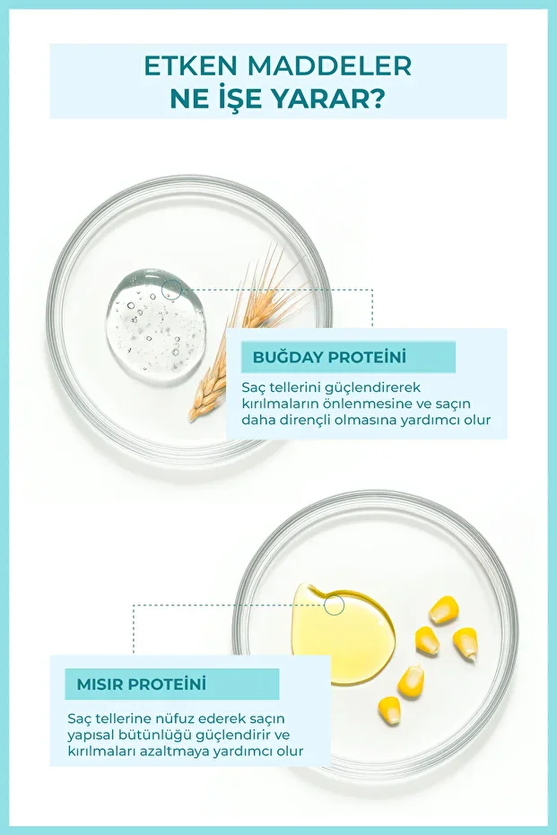 Enzym Cosmetics Çift Fazlı Elektriklenme Karşıtı Ve Isı Koruyucu Fön Suyu Buğday Protein Saç Spreyi 200 Ml