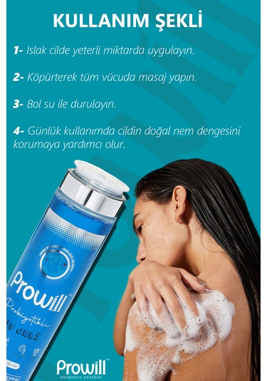 Prowill Okaliptus Probiyotikli Duş Jeli 300 ML