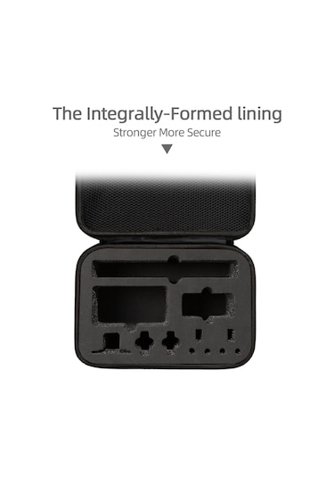 Butu Djı Osmo Action 3 / Action 4 İçin Saklama Çantası, Taşınabilir Kamera Aksesuarları Koruma Kutusu Taşıma Çantası - Siyah