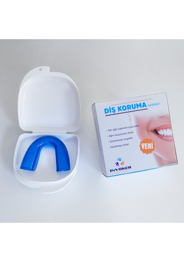 Invoker - Diş Gıcırdatma Önleyici Diş Koruma Aparatı Mavi